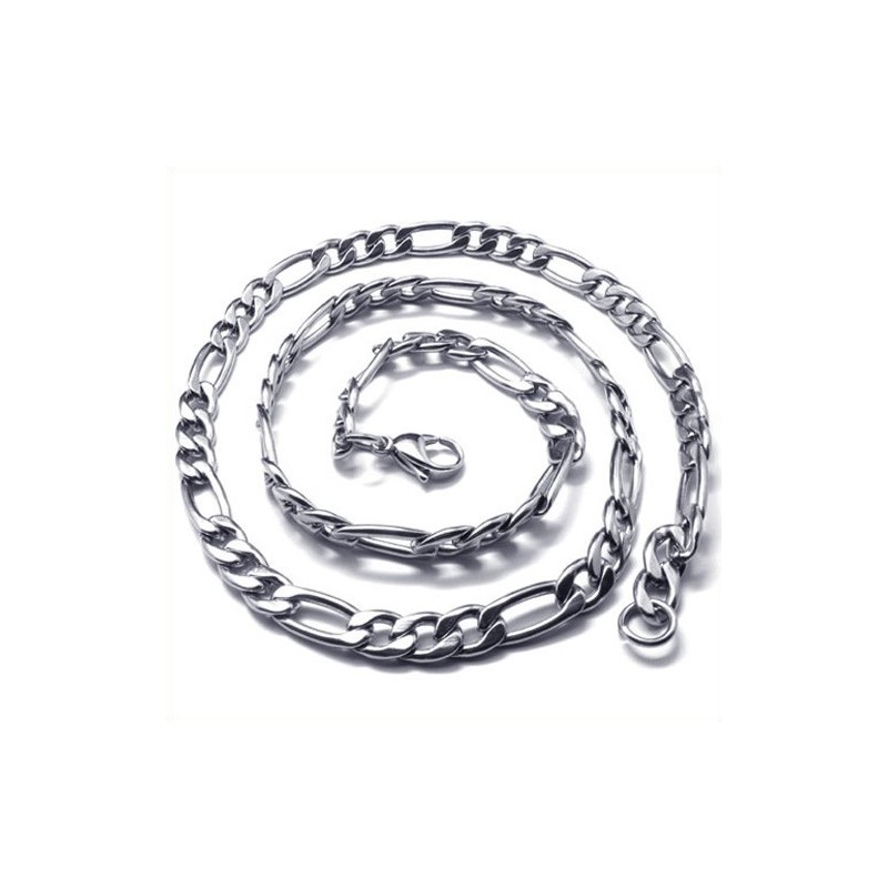 Collana Semplice In Argento Titanio Da 22,4 Pollici Collana Semplice In Argento Titanio Da 22,4 Pollici