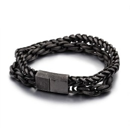 Bracciale Da Uomo In Titanio A Doppio Strato