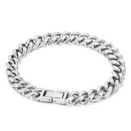 Bracciale Da Uomo In Titanio Con Catena