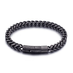 Bracciale Da Uomo In Titanio, Stile Retrò Hip Hop, Alla Moda, Per Ragazzi