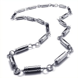 Collana Con Cilindro In Titanio Da 21,7 Pollici