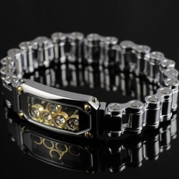 Braccialetti Da Uomo In Titanio Con Diamanti