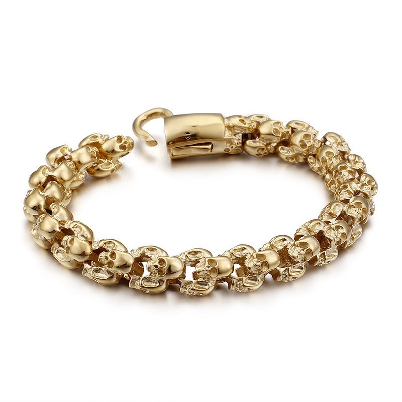 Bracciale Chic Con Teschio A Vento Bracciale Chic Con Teschio A Vento