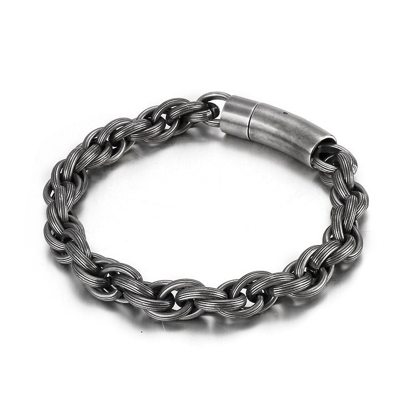 Bracciale Da Motociclista In Titanio, Semplice, Alla Moda E Chic, Per Uomo Bracciale Da Motociclista In Titanio, Semplice, Alla Moda E Chic, Per Uomo