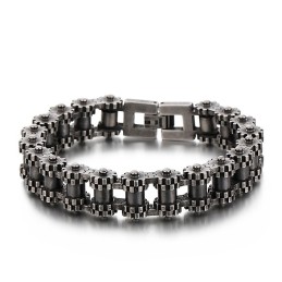 Bracciale Da Bicicletta In Titanio Con Gioielli, Stile Retrò Chic, Da Uomo