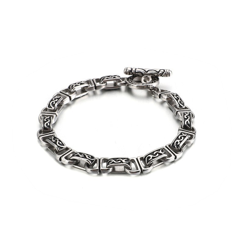 Bracciale Da Uomo In Titanio Ancient Chic Bracciale Da Uomo In Titanio Ancient Chic