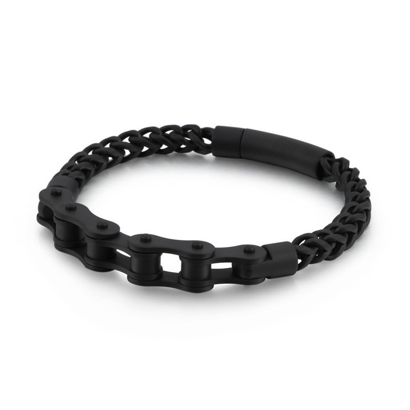 Braccialetto Con Catena Da Motociclista In Titanio, Nuovo E Alla Moda, Per Uomo E Donna Braccialetto Con Catena Da Motociclista In Titanio, Nuovo E Alla Moda, Per Uomo E Donna
