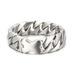 Nuovo Braccialetto Cubano Cool Bones Bracciale Da Uomo