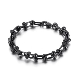 Bracciale Con Fibbia A Ferro Di Cavallo In Titanio Da Uomo E Da Donna, Con Fibbia A Forma Di U