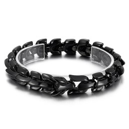 Bracciale Da Uomo In Titanio Multicolore Placcato Sottovuoto Con Chiglia