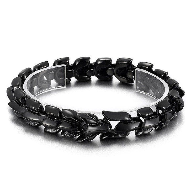 Bracciale Da Uomo In Titanio Multicolore Placcato Sottovuoto Con Chiglia Bracciale Da Uomo In Titanio Multicolore Placcato Sottovuoto Con Chiglia