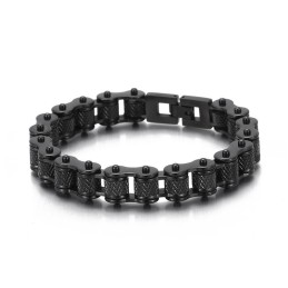 Bracciale In Titanio Rock & Roll Hip Hop Da Uomo