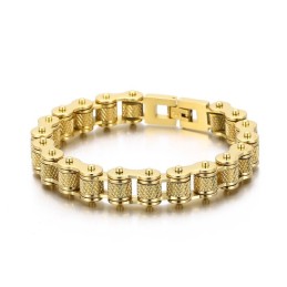 Bracciale In Titanio Da Uomo Alla Moda, Stile Rock Hip Hop