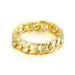 Bracciale Da Uomo In Titanio Nero Con Catena Da Uomo