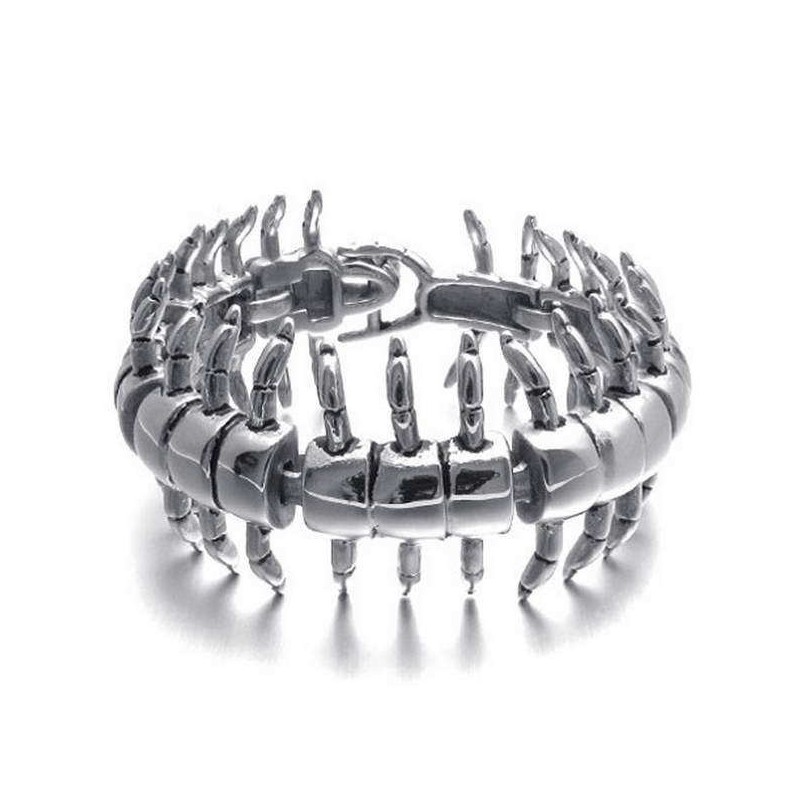 Bracciale Da Uomo In Titanio Zoo Centipede Bracciale Da Uomo In Titanio Zoo Centipede