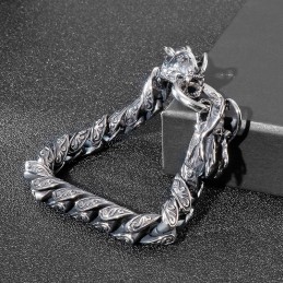 Bracciale Da Uomo In Titanio Retro Cool Double Tap