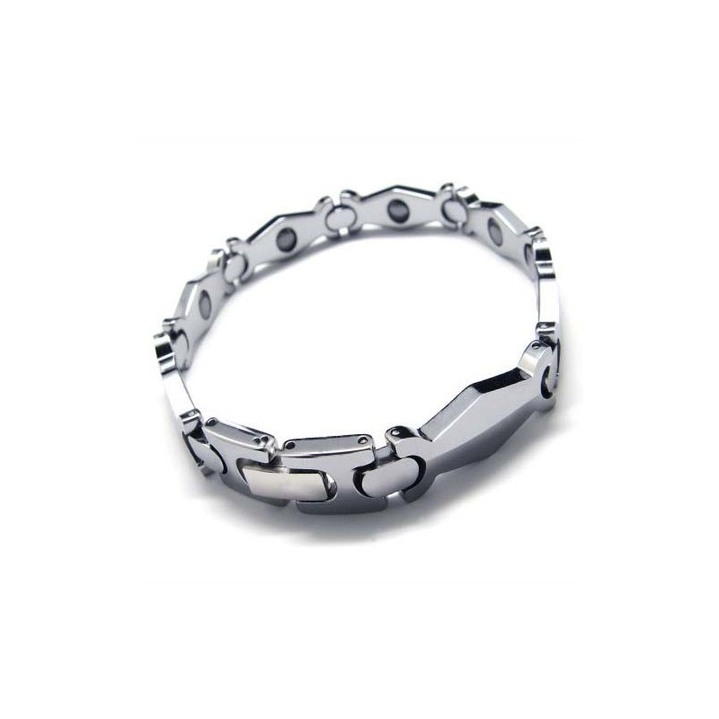 Bracciale Da Uomo In Carburo Di Tungsteno Largo 8 Mm