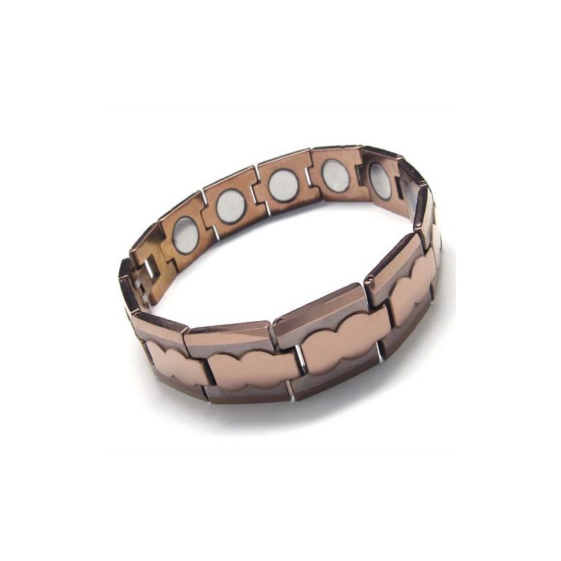 Bracciale Da Uomo In Carburo Di Tungsteno, Largo 13 Mm, Marrone Bracciale Da Uomo In Carburo Di Tungsteno, Largo 13 Mm, Marrone