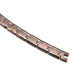 Bracciale Da Uomo In Carburo Di Tungsteno, Largo 13 Mm, Marrone