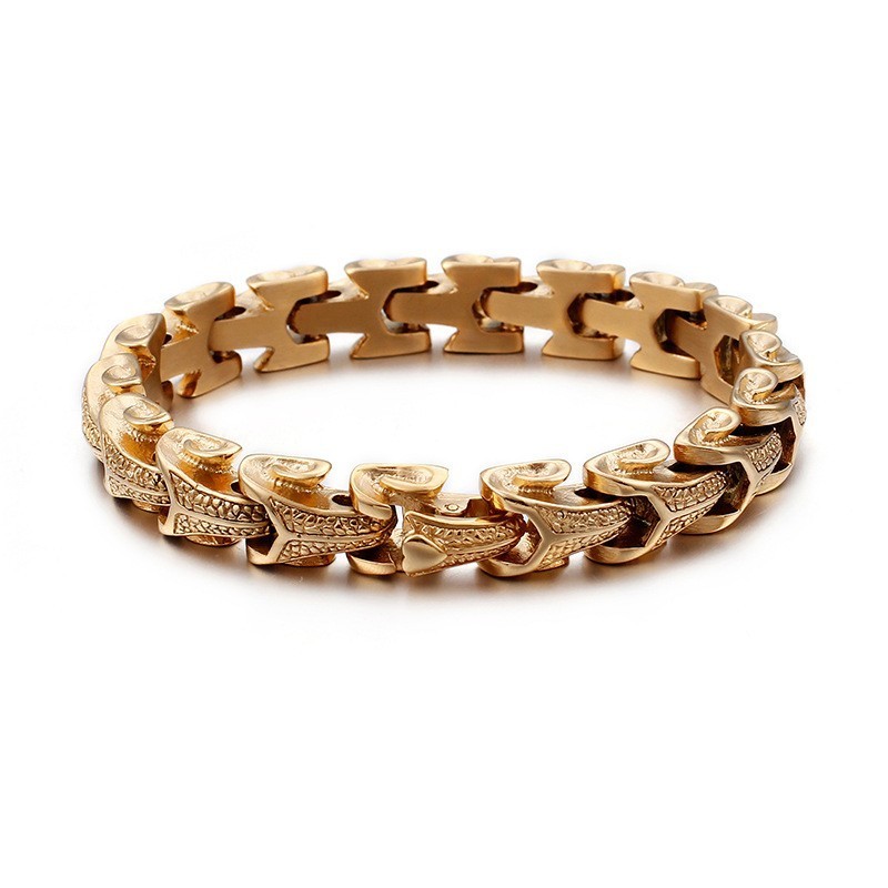 Bracciale Da Uomo In Titanio Con Motivo A Scaglie Di Drago, Vintage, Placcato Argento, Con Chiglia Bracciale Da Uomo In Titanio Con Motivo A Scaglie Di Drago, Vintage, Placcato Argento, Con Chiglia