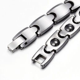 Bracciale Magnetico In Acciaio Al Tungsteno Da Uomo Fornitura Bracciale Da Uomo