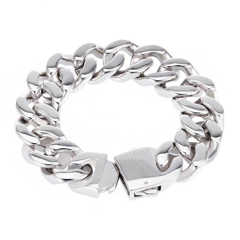 Bracciale Da Uomo In Titanio Lucido Bracciale Da Uomo In Titanio Lucido