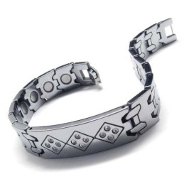 Bracciale Da Uomo In Carburo Di Tungsteno Da 12 Mm Di Larghezza Con Diamanti