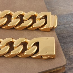 Bracciale Da Uomo In Titanio Alla Moda, Tipo Geometrico, A Sezione Spessa