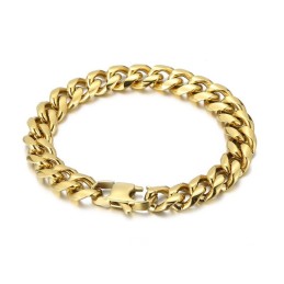 Bracciale Da Uomo In Titanio Criptato Con Placcatura Alla Moda