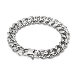 Bracciale In Titanio Criptato Placcato Alla Moda Per Uomo