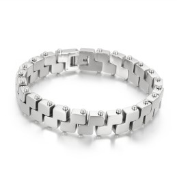Bracciale Da Uomo In Titanio Con Placcatura Sotto Vuoto 18Kz