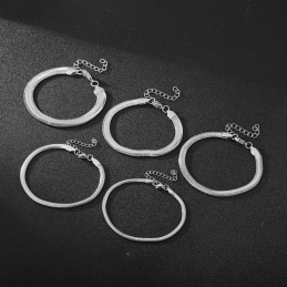 Braccialetti Da Uomo E Da Donna In Titanio Con Catena A Forma Di Serpente