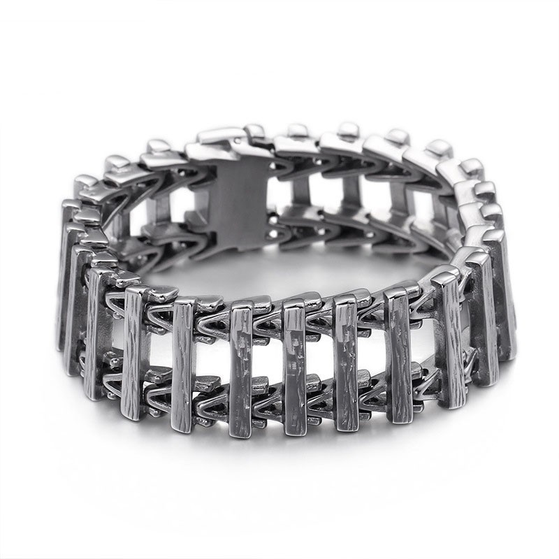 Bracciale Da Uomo In Titanio Retro Chic Keel Bracciale Da Uomo In Titanio Retro Chic Keel