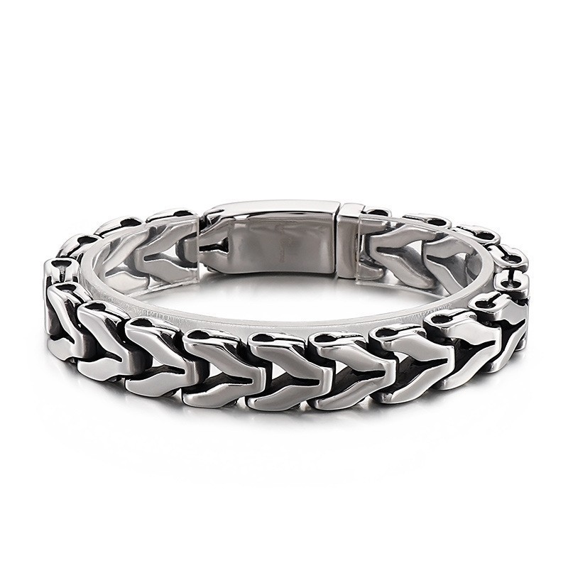 Bracciale Vintage In Titanio Con Osso Di Drago Per Uomo Bracciale Vintage In Titanio Con Osso Di Drago Per Uomo