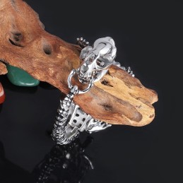 Bracciale In Titanio Per Uomo In Stile Retrò Esagerato E Chic Con Dinosauro