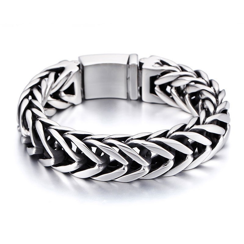 Bracciale Da Uomo In Titanio Spesso A Doppio Strato A Forma Di V Bracciale Da Uomo In Titanio Spesso A Doppio Strato A Forma Di V