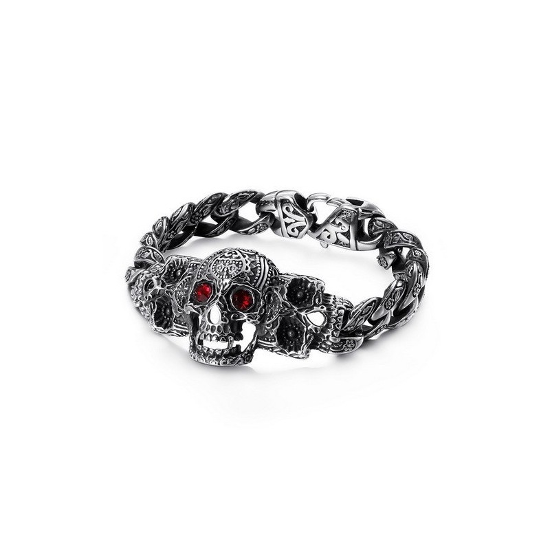 Bracciale In Titanio Con Croce E Zirconi Bracciale In Titanio Con Croce E Zirconi