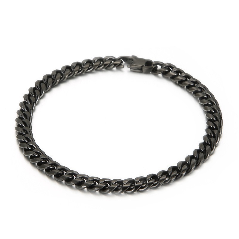 Collana Con Bracciale Cuba Da Uomo In Titanio Con Atmosfera Alla Moda Collana Con Bracciale Cuba Da Uomo In Titanio Con Atmosfera Alla Moda