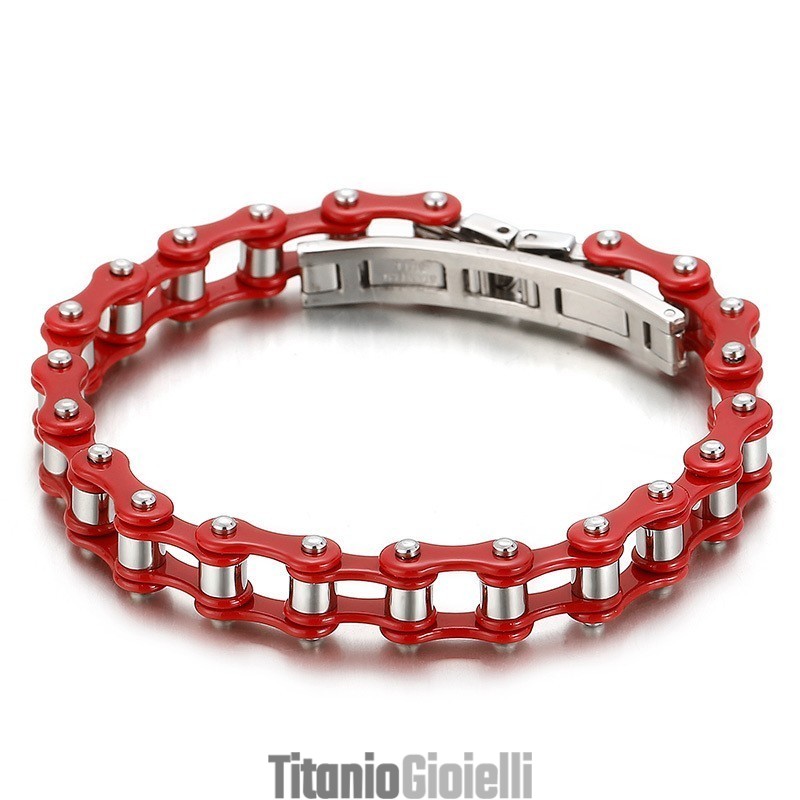 Bracciale Da Ciclismo In Titanio Multicolore Alla Moda E Cool Da Uomo