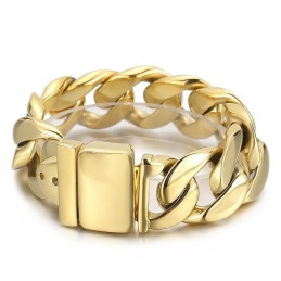 Bracciale Da Uomo In Titanio Nero Alla Moda