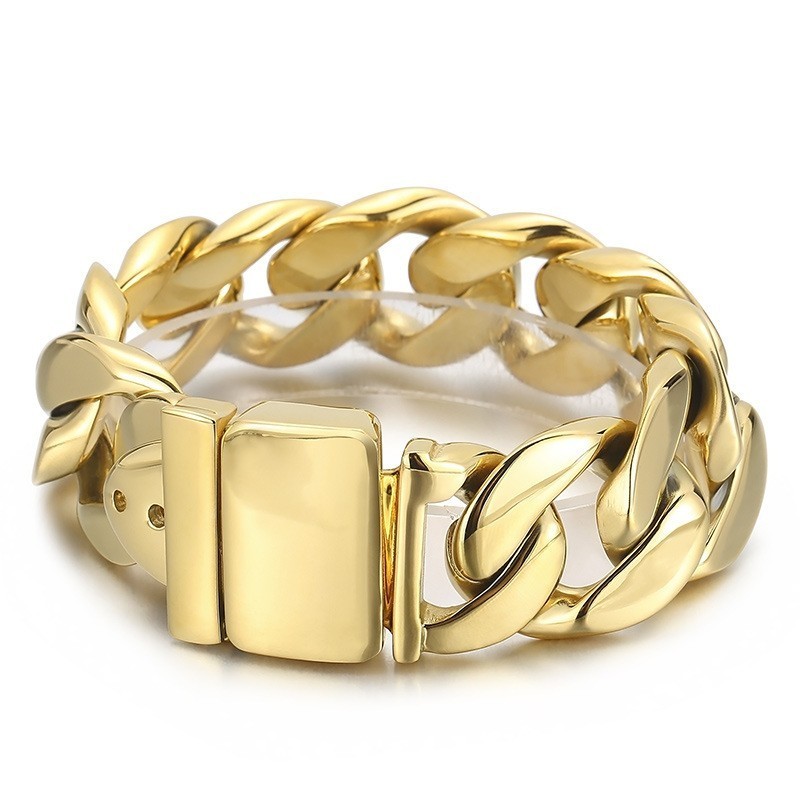 Bracciale Da Uomo In Titanio Nero Alla Moda Bracciale Da Uomo In Titanio Nero Alla Moda