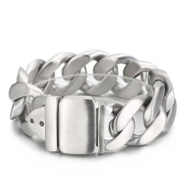 Bracciale Da Uomo Alla Moda In Titanio Nero