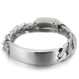 Bracciale Da Uomo Alla Moda In Titanio Con Ciondolo Hip Hop