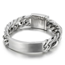 Bracciale Da Uomo Alla Moda In Titanio Con Ciondolo Hip Hop