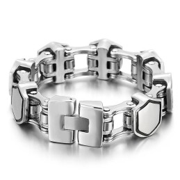 Bracciale Da Uomo Geometrico In Titanio Alla Moda
