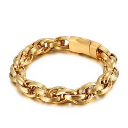 Bracciale In Titanio Con Doppio Anello O Sottovuoto Semplice