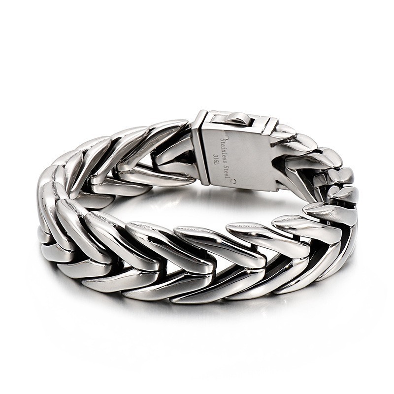 Bracciale In Titanio Con Chiusura A Fiore Cool Bracciale In Titanio Con Chiusura A Fiore Cool