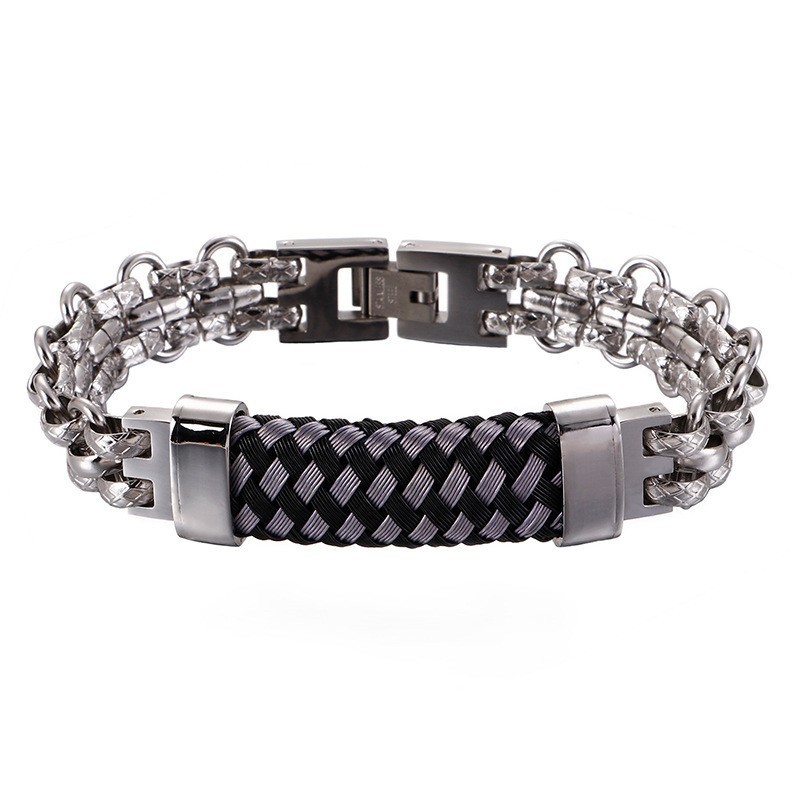 Bracciale Curvo Vintage In Titanio Popolare Da Uomo Bracciale Curvo Vintage In Titanio Popolare Da Uomo