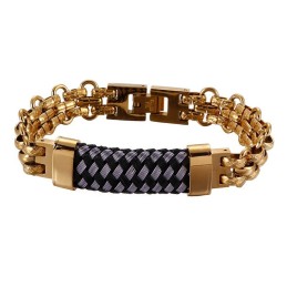 Braccialetti Da Uomo Vintage In Titanio Popolari, Bracciale Piegato