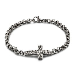 Collana Con Croce In Titanio Edition Per Uomo Bracciale In Titanio Per Uomo